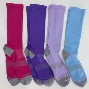 NEW Tommie Copper Over The Calf OTC Compression Socks 4 Pack sz 10-12.5 Women